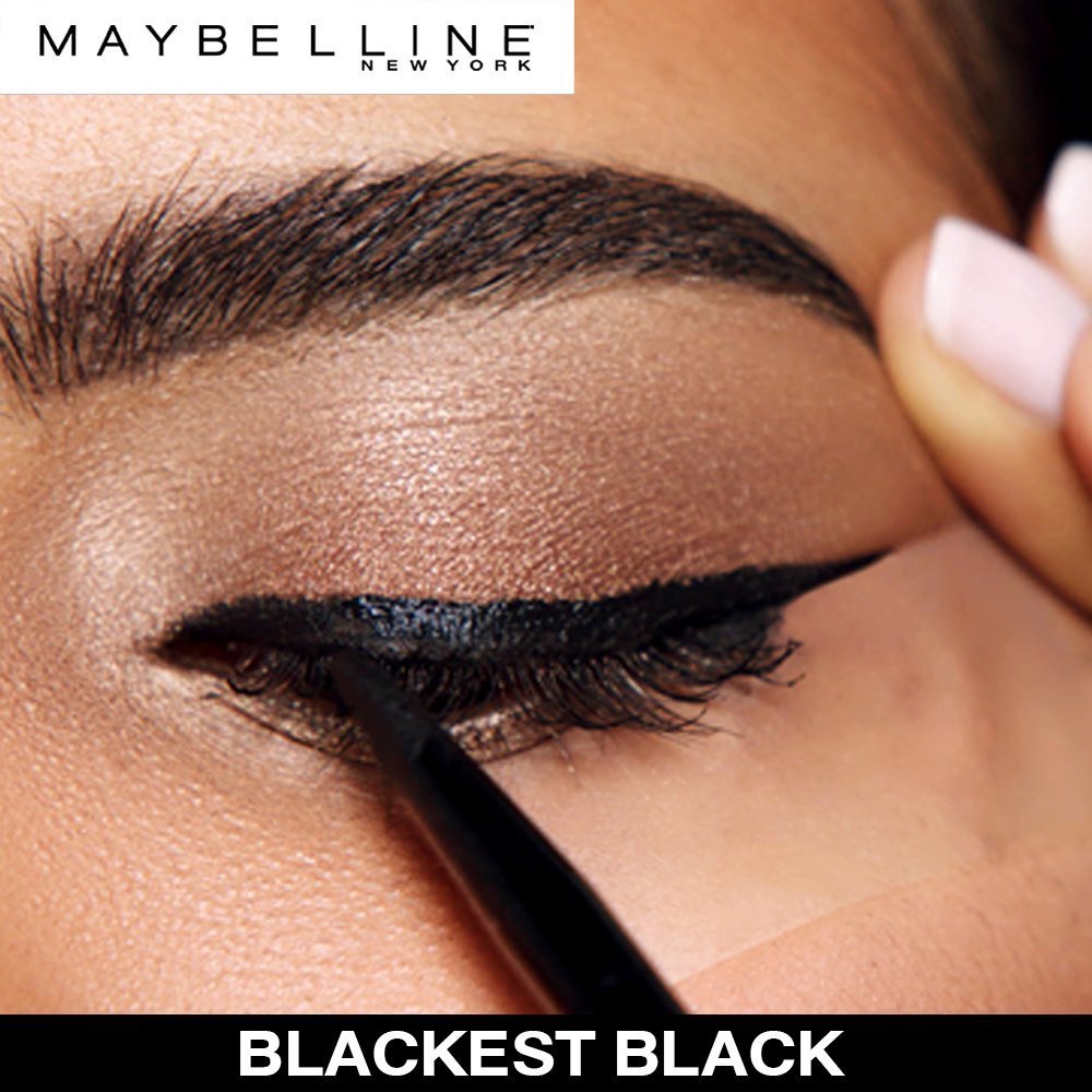 Maybelline New York Makeup Eyestudio Lasting Drama Gel Eye Liner, Blackest Black, Waterproof, 0.106 Ounce,Pack of 1 - Image 10